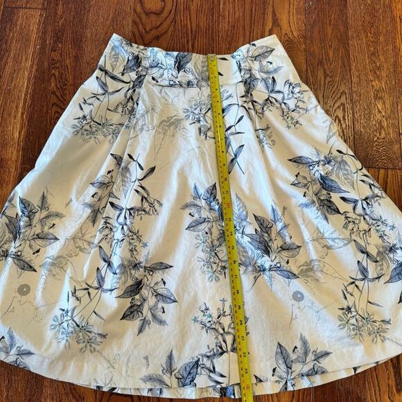 Alex Marie Women’s 8 Floral Skirt A-Line Flare Lined Pleated Pockets Romantic - Picture 2 of 12